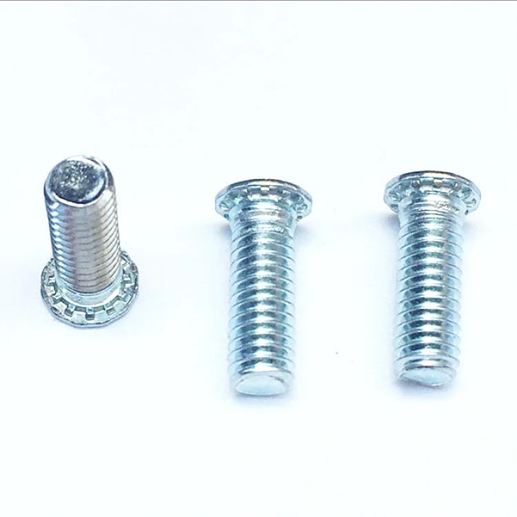 
FH-M3-10 Zinc Plated Round Head Studs Punching Riveting PEM Screw 