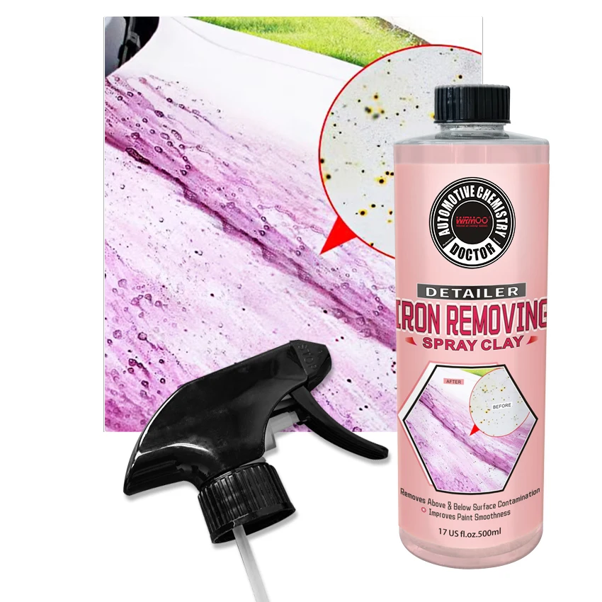 Automotive iron powder remover is used to remove rust yellow and black spots on the surface of automotive paint