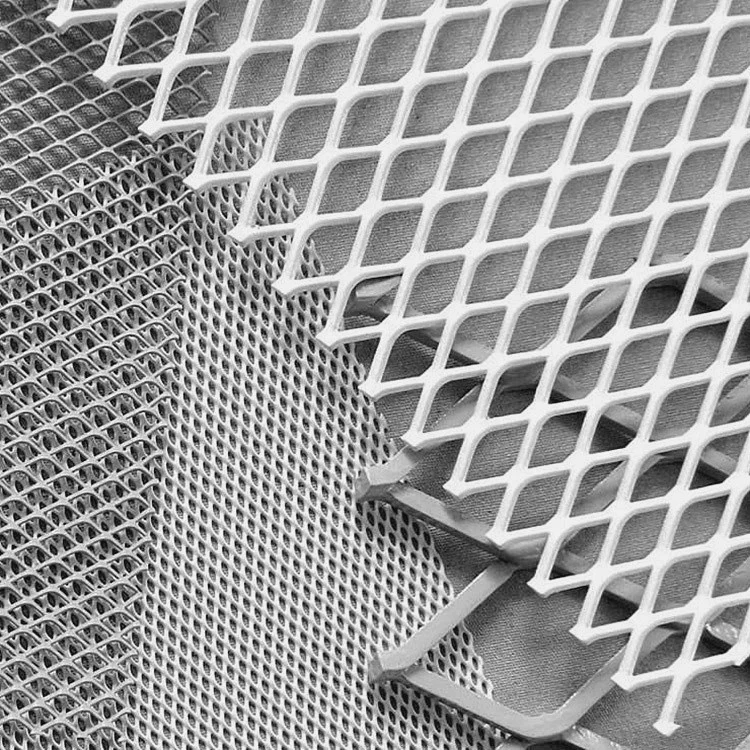 Carbon Steel Expanded Metal Sheet 316 Stainless Steel Perforated Sheet Metal Decorative Mesh