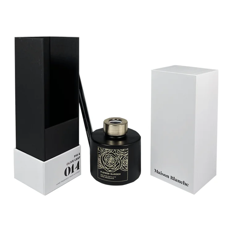 Custom Logo Luxury Drawer Empty Reed Diffuser Bottle Perfume Candle Packaging Gift Box
