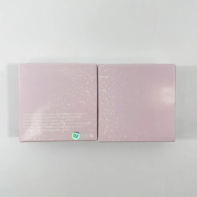 Custom logo 8 colors vegan high pigmented highlighter face pressed contour powder private label highlighter makeup palette