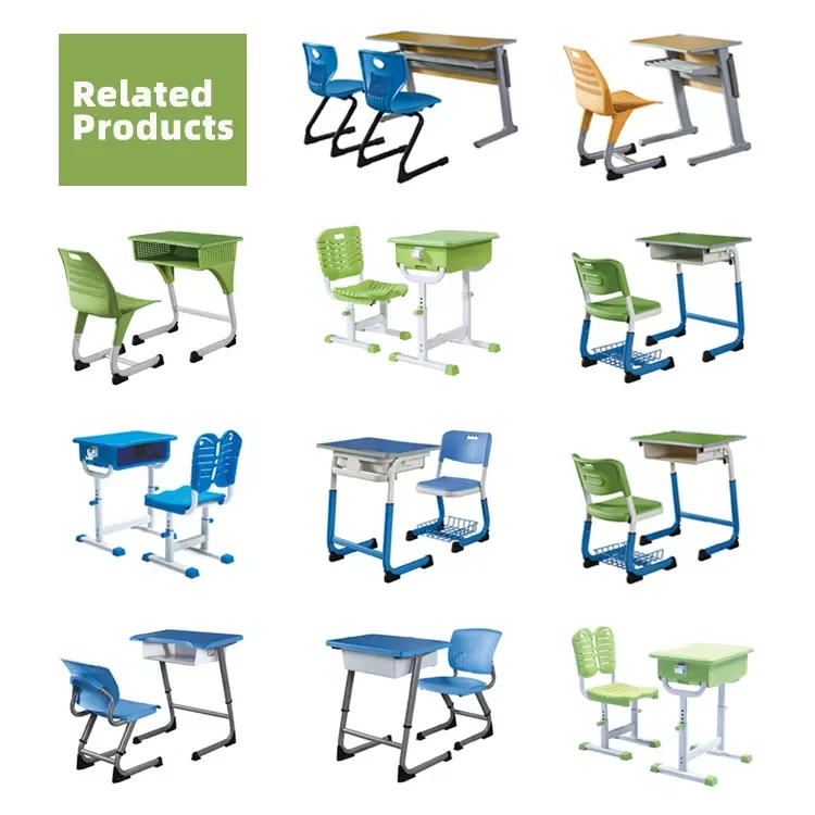 Classroom Furniture Student Single Desk And Table Chair, Study Table And Chair Set School Furniture