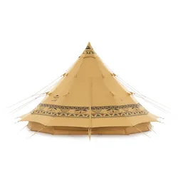 Naturehike Dunhuang series Brighten 12.3 outdoor glamping pod cotton canvas pyramid tent camping Tipi Desert Teepee tent