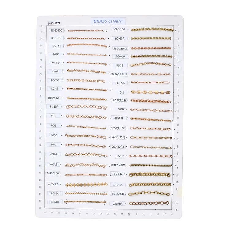 
Wholesale Fashion Brass Chains various models 