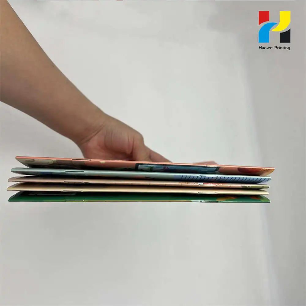 Customize Design for Company Introduction Full Color Printing Wireless Binding Saddle Stitch Booklet Brochure