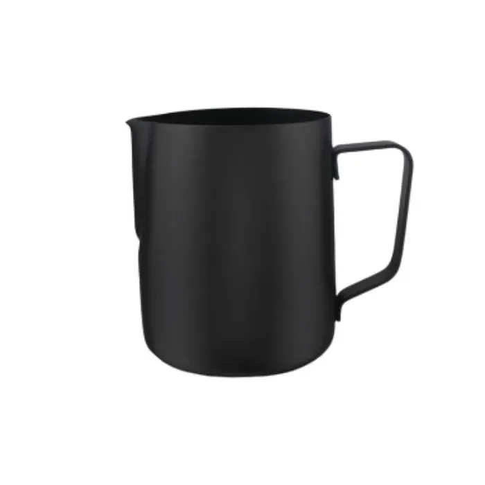 China Manufacture Quality Coffee Milk Pitcher Frothing Cup 12 Oz Pitcher Stainless Steel Black