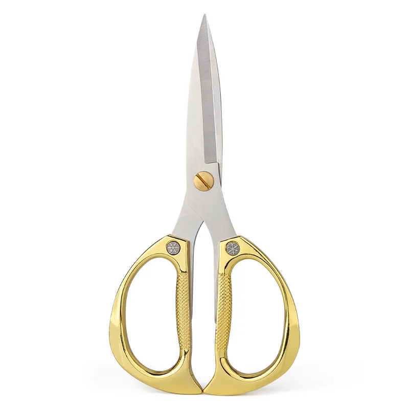 
Stainless steel multifunctional K82 zinc alloy strong kitchen cutting stitch gilded color titanium home office scissors 