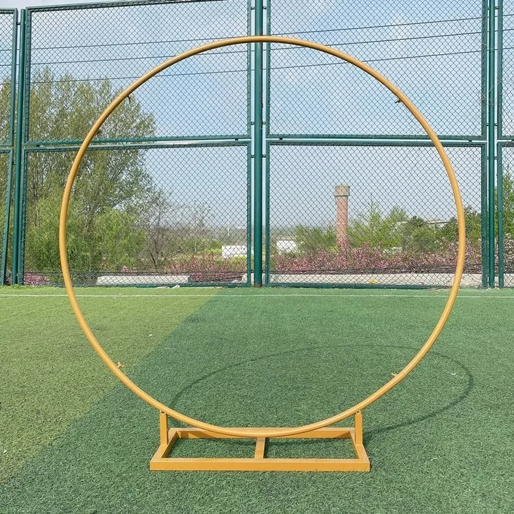 Hot Selling Wedding Backdrop Arch Elegant Wedding Gold Metal Arch Background For Party Events Decoration