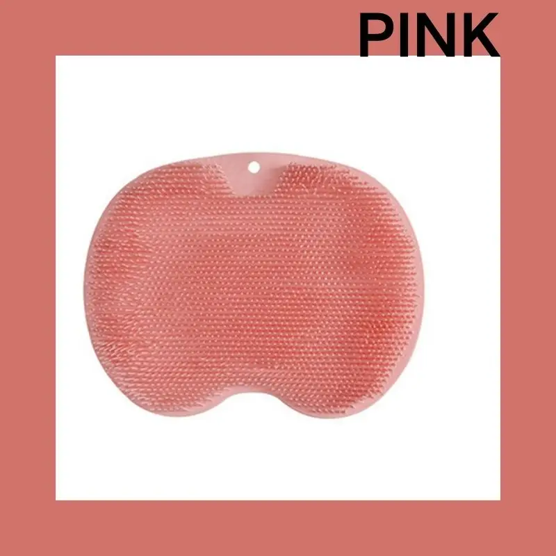 Shower Foot & Back Scrubber Silicone Massager with Strong Suction Cup Gently Exfoliate Skin Suitable for All Types Skin