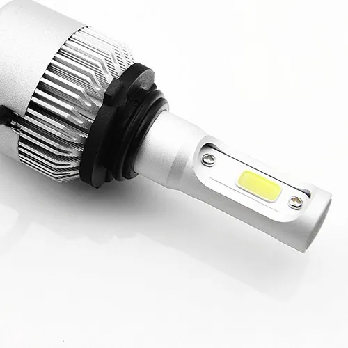  Система автоматического освещения S2 cob car 9005 9006 h1 led light h4 h7 h11 72w 8000lm круглые светодиодные лампы для автомобильных