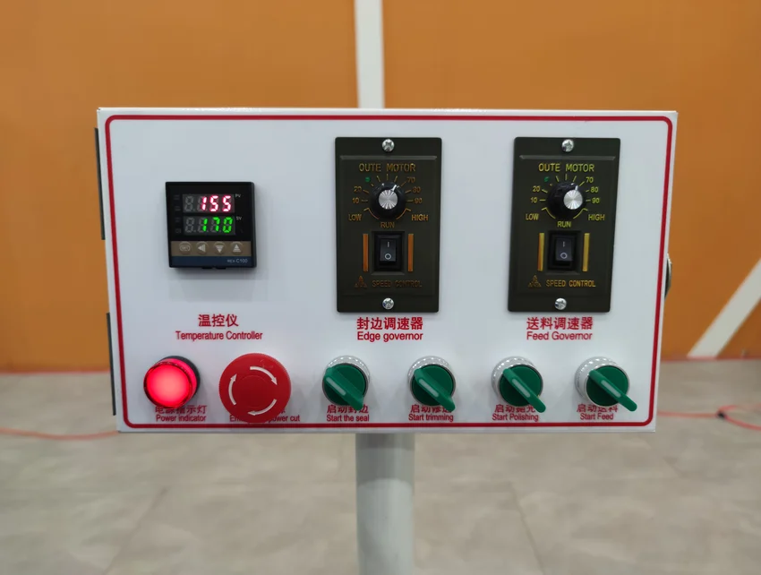 Wood based panel woodworking automatic wood edge banding machine with trimming and polishing bander edge