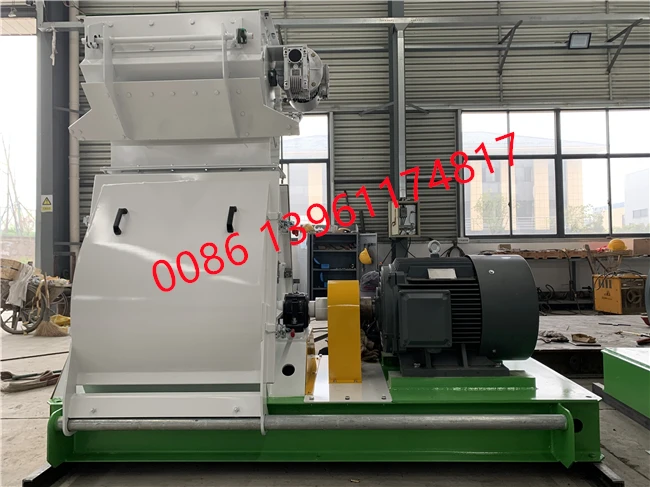 High Capacity Animal Feed Processing Hammer Mill Large Grains Grinding Machine