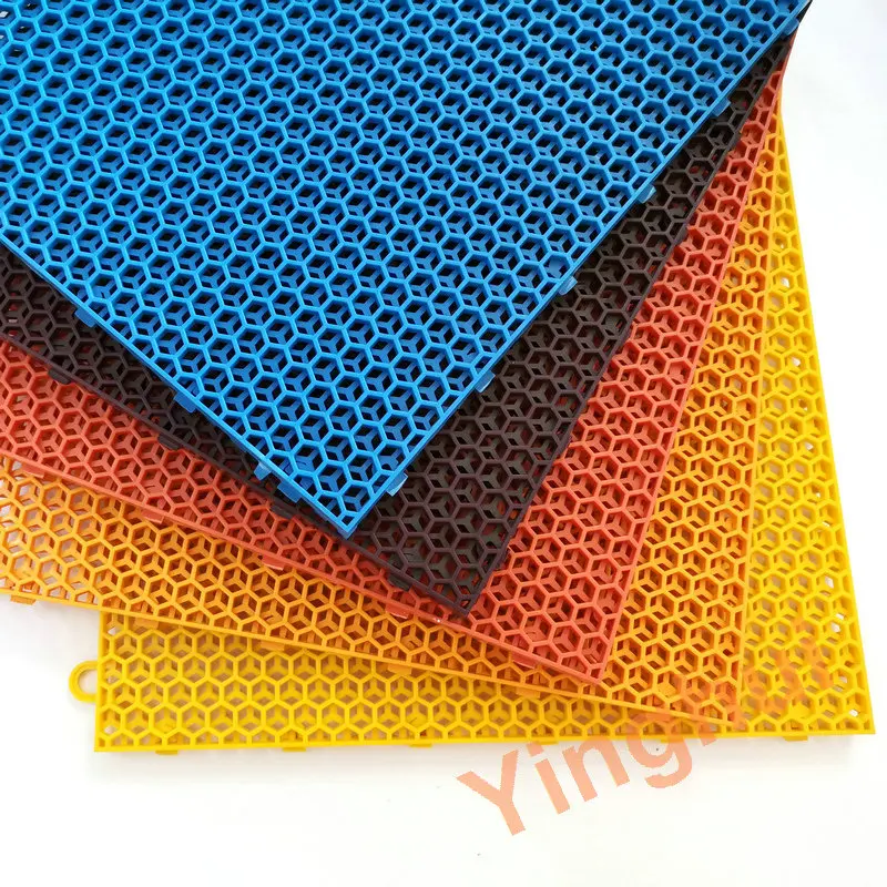 O-01 Outdoor 3x3 Street Basketball Family Backyard Basketball Badminton Playground Sport pickleball Flooring Synthetic Flooring