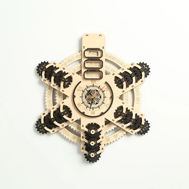 3d Puzzle calendar Hot Sale Toy  Jigsaw Wood Crafts 3D Wooden Puzzle Gifts