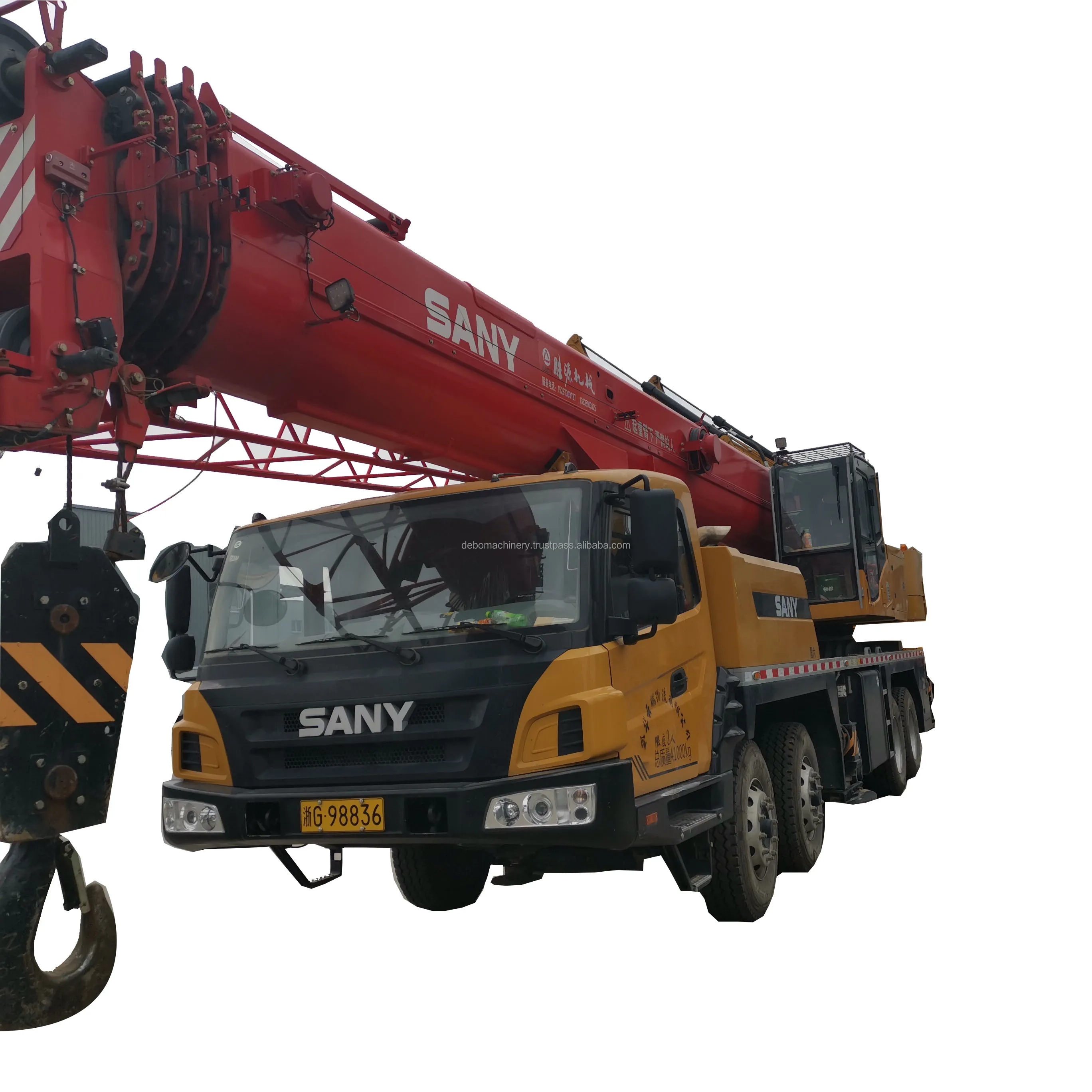 Автокран Sany 50 тонн низкая цена 100% готов в хорошем состоянии Sany75T 100 т Подержанный Автомобильный Кран для продажи