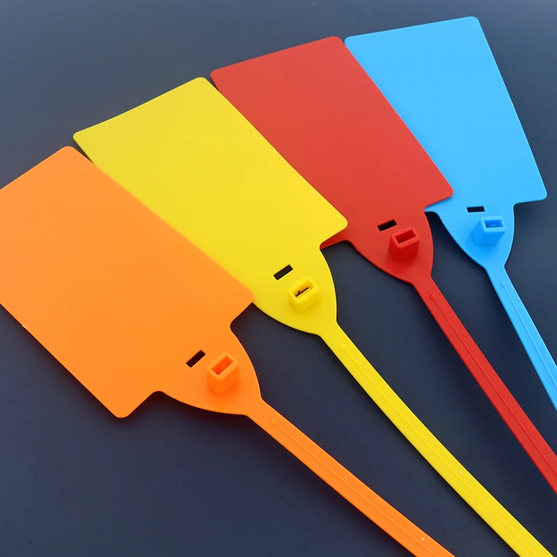 455mm Large nylon wire cable tie tag tightener padlock cargo container lock security plastic seal