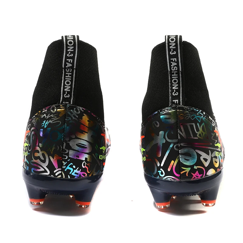 Football Boots Men High Top Soccer Shoes Man Outdoor Non Slip Soccer Cleats Kids Futsal Shoes