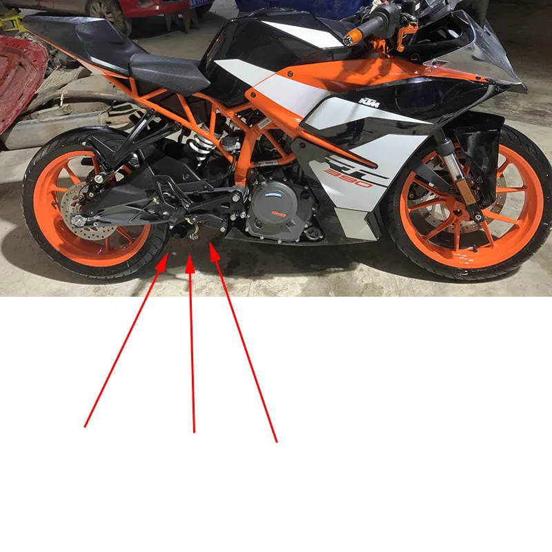 Мотоцикл выхлопной глушитель трубы для KTM DUKE 390 250 RC390 2017 2018 2019 2020 2021 лет побег