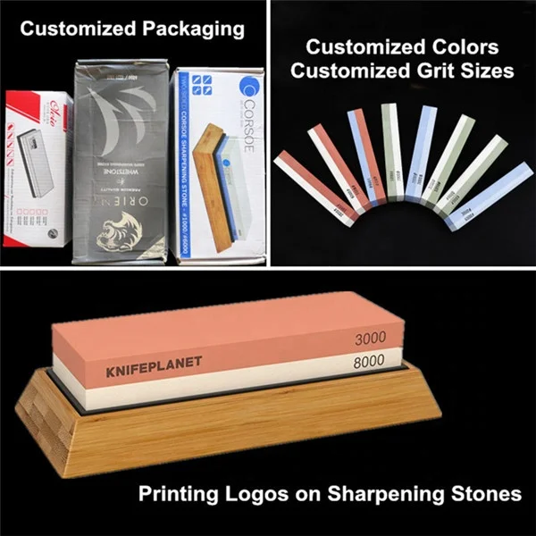 Amazon Grit 400 1000 3000 6000 8000 Horizontal Sharpen Axe Knife Sharpening Water Stone