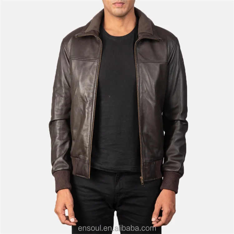 OEM индивидуальная уличная винтажная гладкая монохромная Водонепроницаемая мужская кожаная