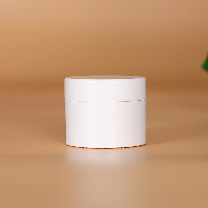 airless recycled PLA plastic double wall medical hand skin facial cream cosmetic biodegradable jar