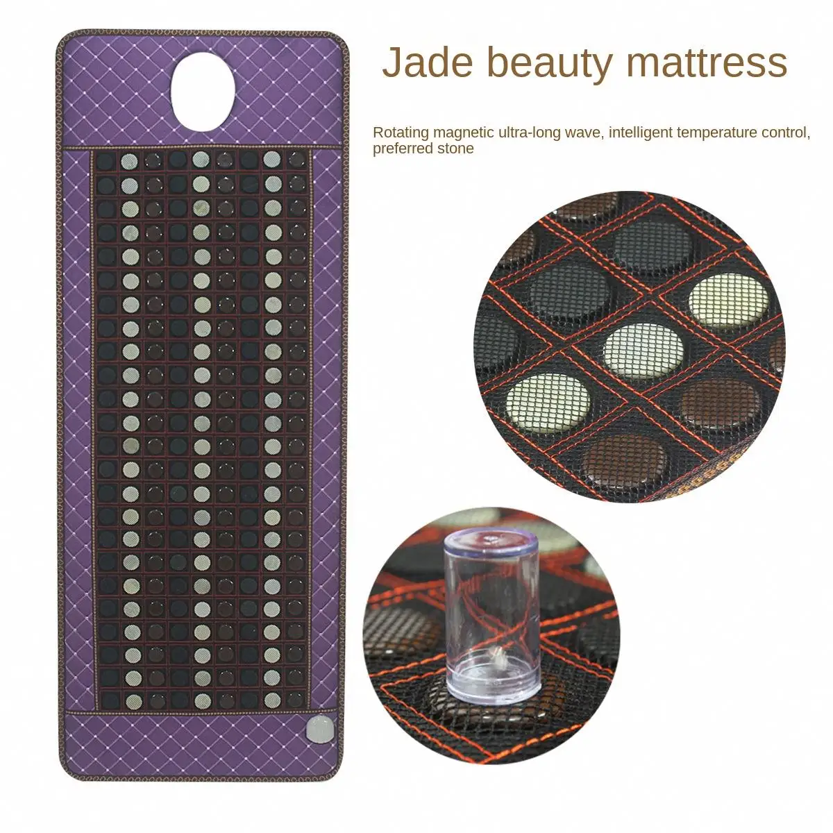 Health Care Electric Pain Relief Vibration Infrared Heating Pads Jade Mat Massage Bed Price Sauna Blanket Massage Mattress