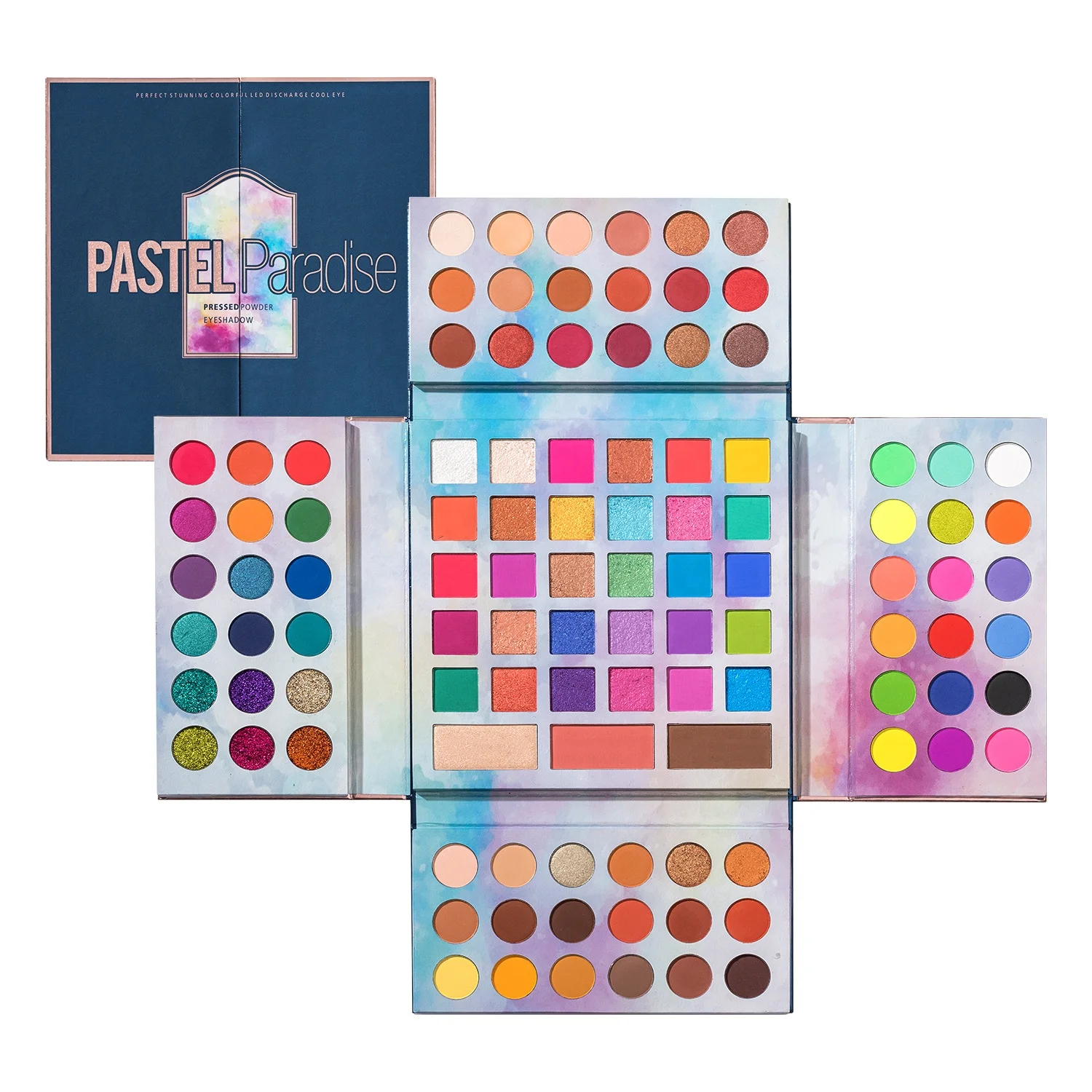 
105 Colors Shimmer Glitter Pigmented Eye shadow Private Label Eyeshadow Palette 