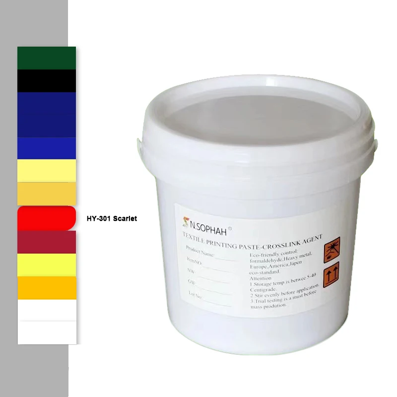 Hot Sales Special Textile Printing Good Feeling High Elastic Fabric Screen Printing Anti Sublimation Paste