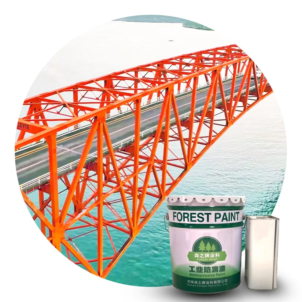 FOREST 2 Components Acrylic polyurethane Anti-corrosion Paints for Steel Structure Metal Coating