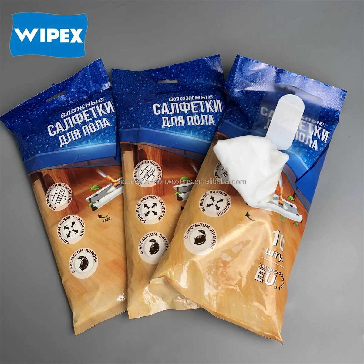 Disposable Nonwoven Wet Floor Mop Disposable Floor Cleaning Wipes Home Disposal Wipe Floor