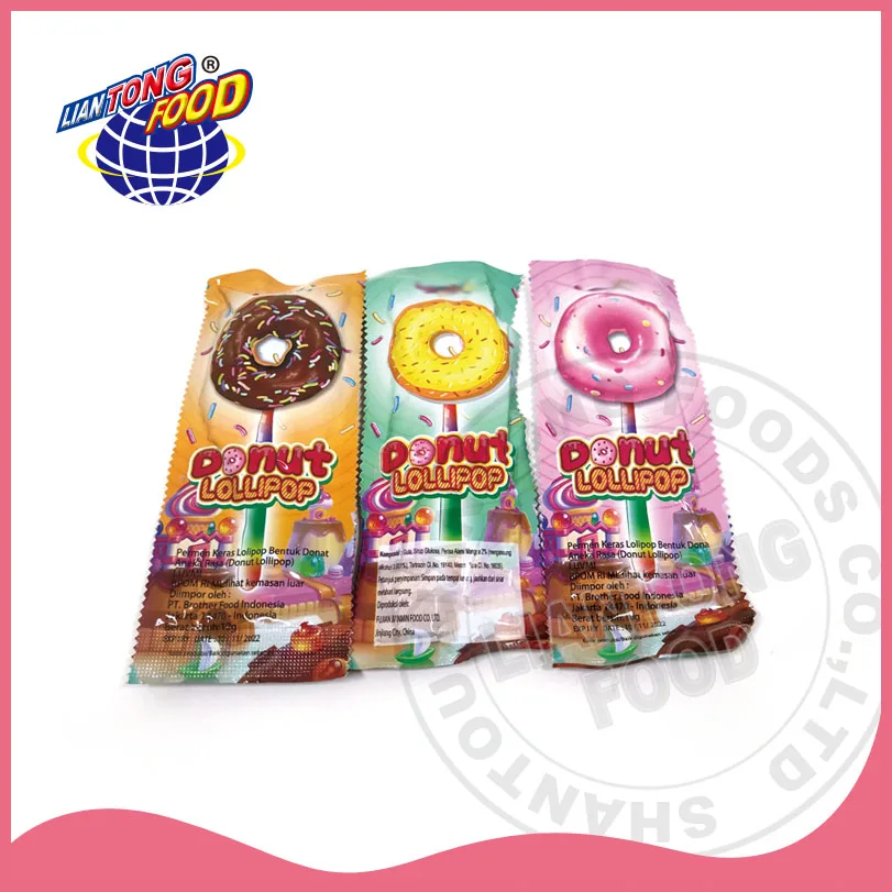 Новый продукт высокое качество Южноафриканский рынок лидер продаж леденец в форме пончика флуоресцентные конфеты