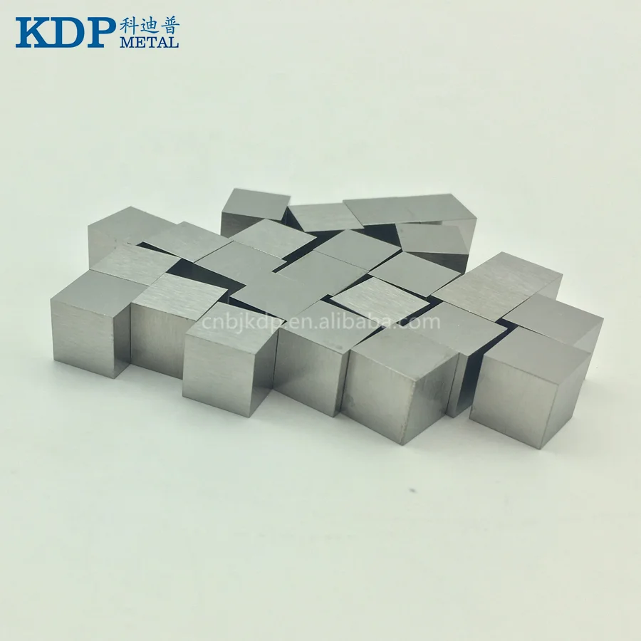 Wolfram price kg tungsten cube 99.95% tungsten dice 1 kg tungsten carbide cube