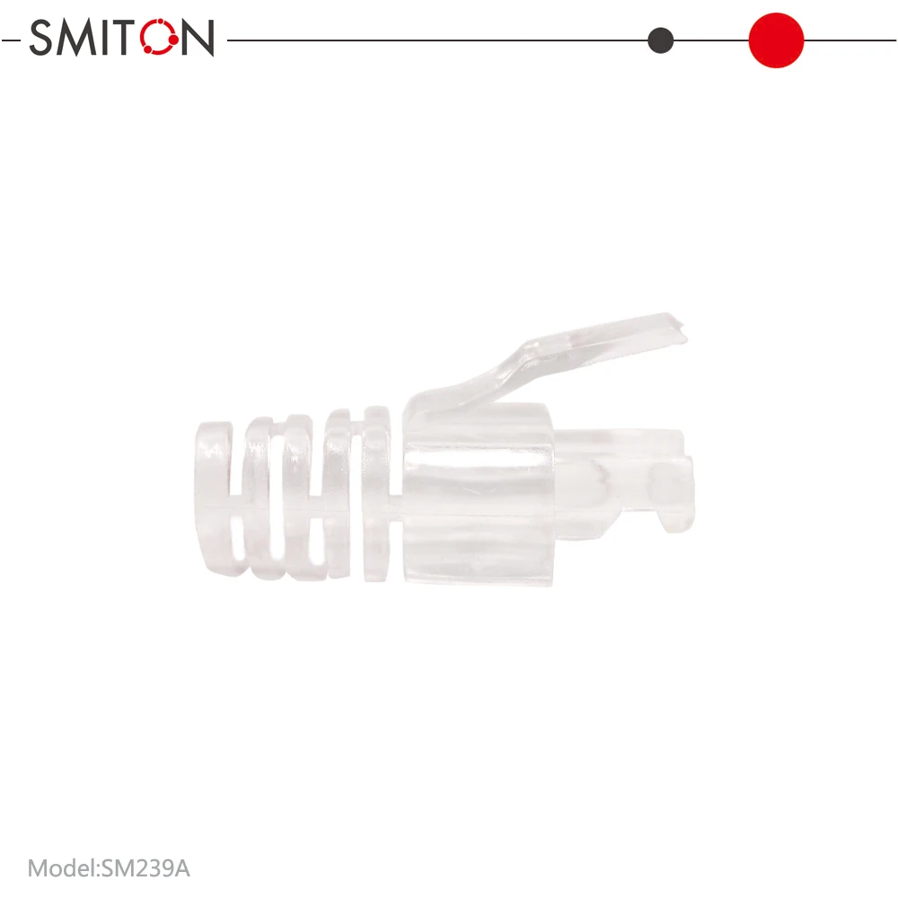 RJ45 Connector Cover Soft Plastic Boot Network 8P8C Modular Plug for CAT5e CAT6 cable