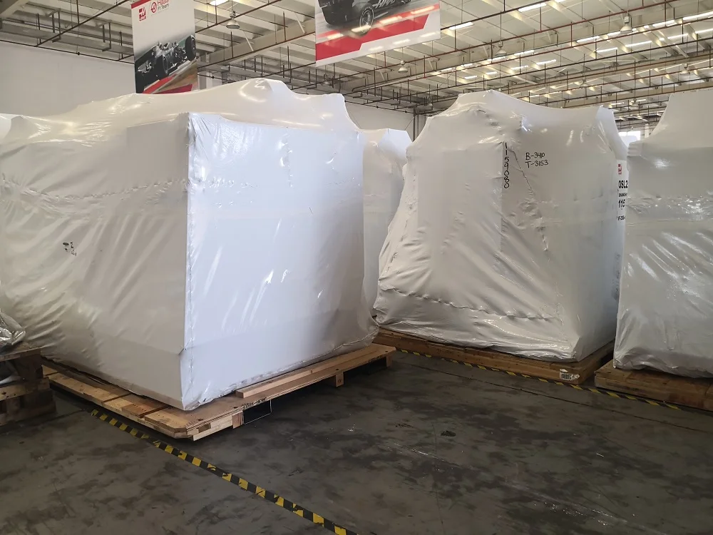 plastic dust cover Machine use barrier bag big  white plastic bags with zipper custom-fit shrink film