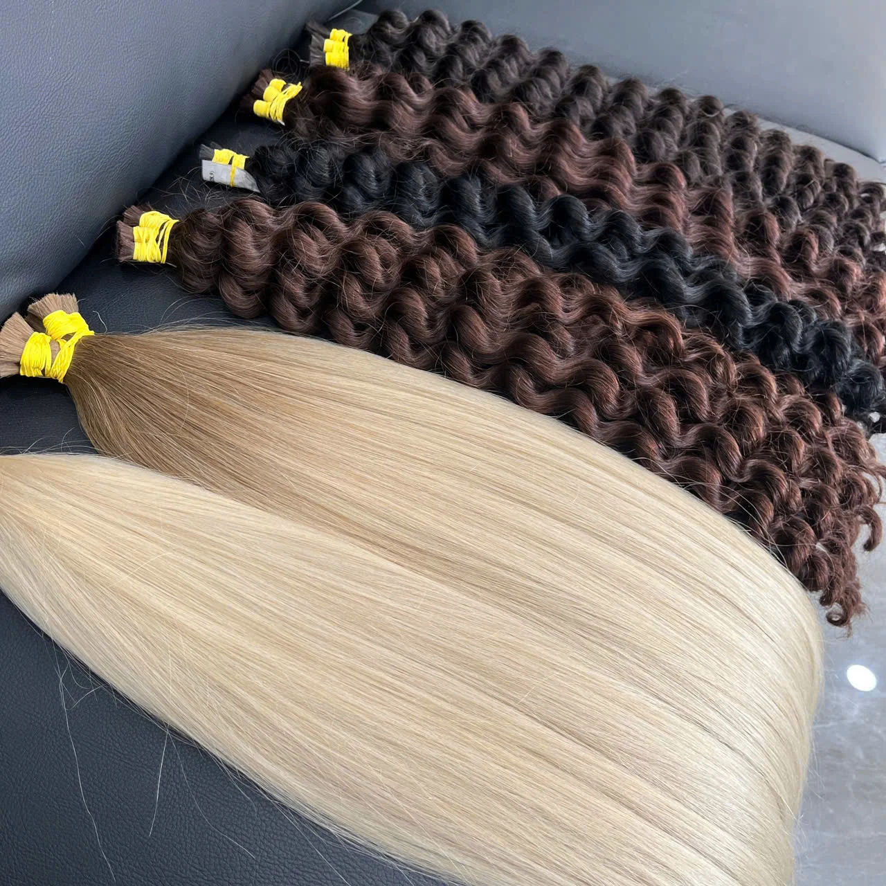 Top product - Hot Fashion - high trending colored, Deelywave, top best quality bulk hair extensions wholesale price from VN Hair