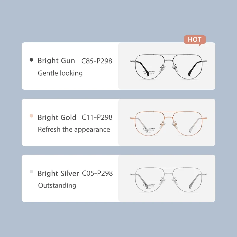 Buy retro glasses ultra-light design latest optical glasses frames pure titanium high quality blue light blocking glasses