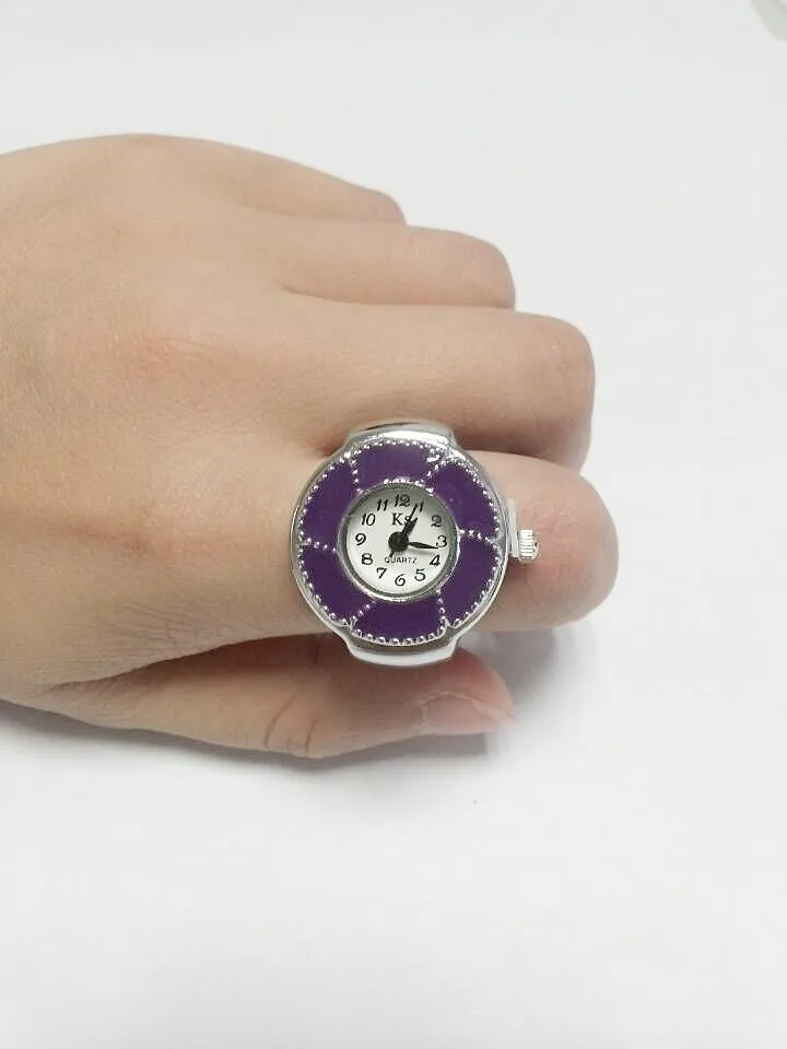 Luxury Brand Free Size Rings Quartz Watches Men Women Couple Ring Watch Ladies Fashion Clock Relojes