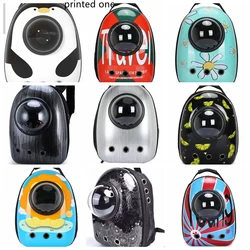 Hot Cheap Pet Carrier Backpack Bubble Space Capsule Transparent Plastic 15 Oem Solid Zipper Accept Customized Logo Small Animals