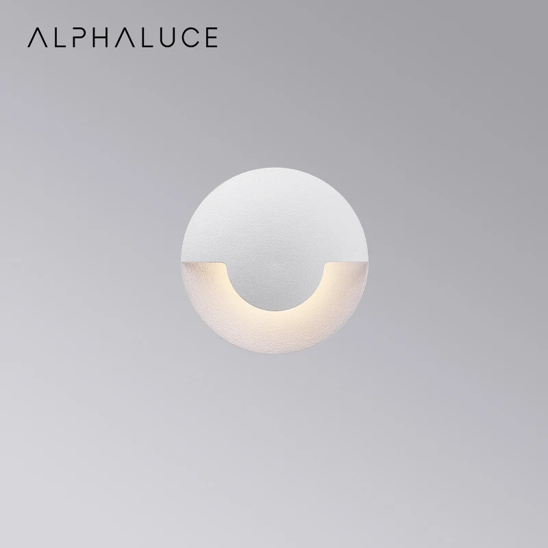 Alphalighting For Home DC 24V Outdoor IP67 Mini Foot Walking Stair Lighting Lamp Recess Wall Light Step Recess