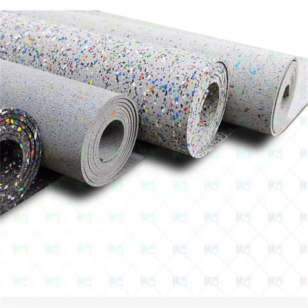 Material size  hardness can be customized EPDM Rubber Mat Rubber Gym Floor Roll
