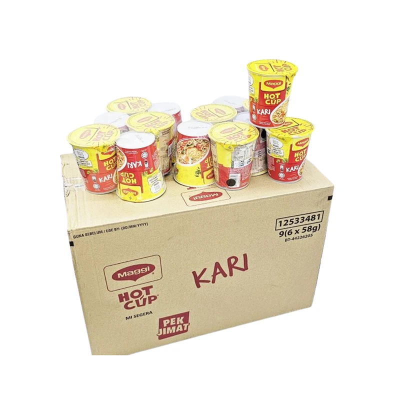 Class 1 Premium 58g MAGGI-Hot Cup Curry Enjoy That Signature Aroma Taste Loved by All Malaysians