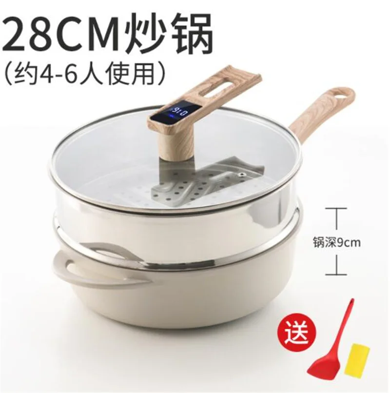 Hot sales Smart Cookware Home Induction Cooker Frying Pan Frying Pan Maifan Stone Non-Stick Pan
