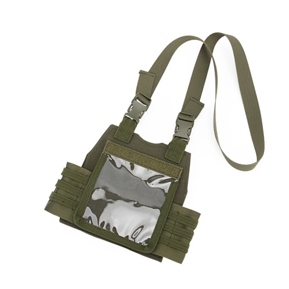 Fan Chest Molle Wallet EDC Pouch Passport Holder Tactical ID Card Holder