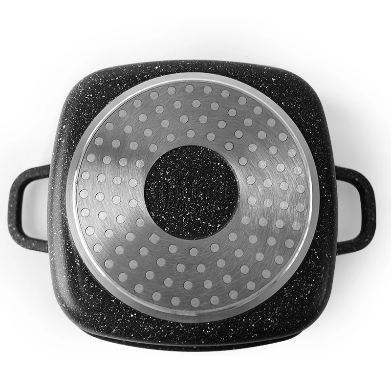 Factory Kitchen Nonstick Square Cooking Casserole Easy Clean Casserole Dish With Lid