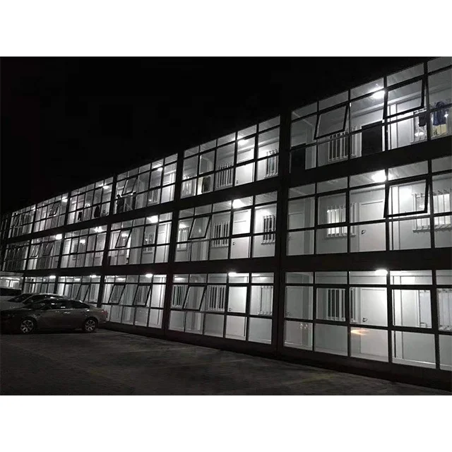 Latest Design Modern Stackable Removable Hurricane Proof Steel Structure 20FT Prefabricated Glass Cabin Container House