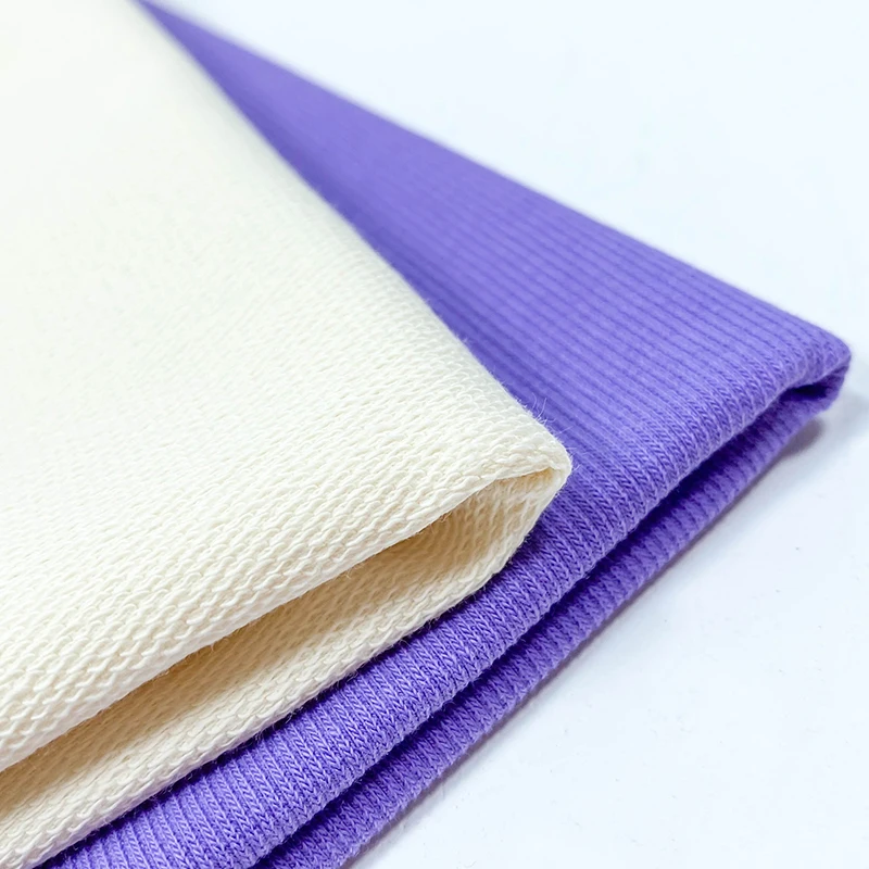 280Gsm 95% Cotton 5% Spandex Knit Cotton French Baby Waterproof Terry Cloth Stretch French Terry Fabric Manufacturers
