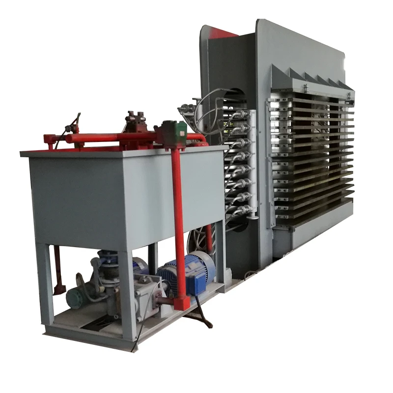 Hot Press Bonding Machine PLC Automatic Pumping Station  4-26 Layers 400-600T   Ruifeng