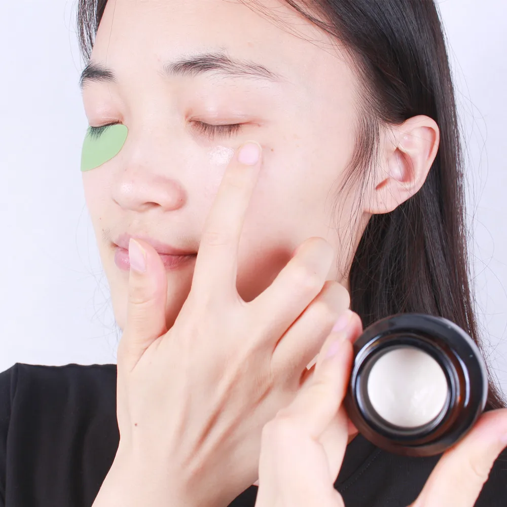 Steel Roller Ball Applicator Reusable Under Eye Care Set With Eco-Friendly Silicone Pads Sensitive Sheet Mask for Dry Skin