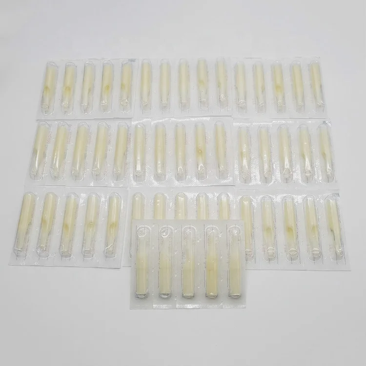 
Hurricane White Plastic tattoo needle Tip With Grip Stop 50MM Sterilized Disposable Tattoo Tips 