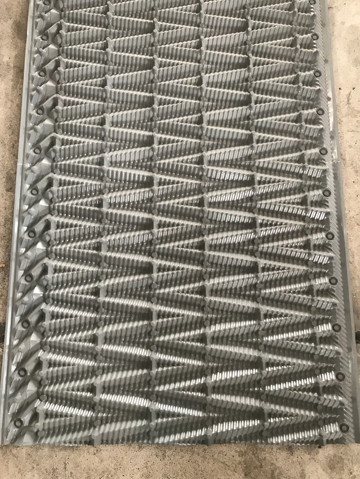 Type 730mm cooling tower infill pvc packs made by 100% virgin PVC material cooling tower fill